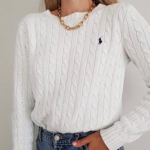 Ralph Laurel white sweater